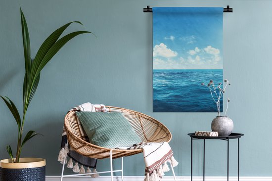 Tapisserie - Toile murale - Mer - Ciel - Soleil - 60x90 cm - Tapisserie