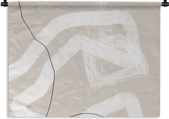 Tapisserie - Toile Murale - Ligne - Abstrait - Design - 180x135 cm - Tapisserie