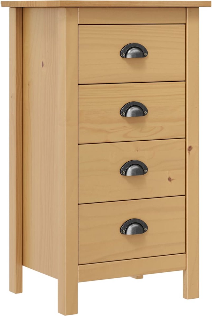 vidaXL - Dressoir - Hill - 46x35x80 - cm - massief - grenenhout