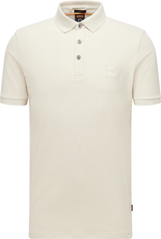 Hugo Boss - Polo Passenger Beige Melange - Coupe Slim - Polo Homme Taille XL