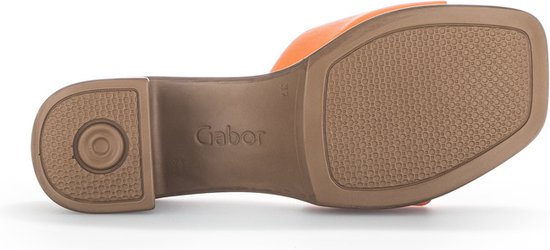Gabor -Dames - oranje - slippers & muiltjes - maat 38