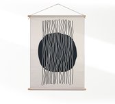 Textielposter De Innerlijke Rust 02 L (85 X 60 CM) - Wandkleed - Wanddoek - Wanddecoratie