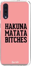 Casetastic Samsung Galaxy A50 (2019) Hoesje - Softcover Hoesje met Design - Hakuna Matata Bitches Print