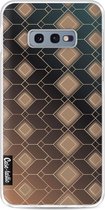 Casetastic Samsung Galaxy S10e Hoesje - Softcover Hoesje met Design - Abstract Diamonds Print