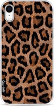 Casetastic Apple iPhone XR Hoesje - Softcover Hoesje met Design - Leopard Print