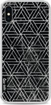 Casetastic Softcover Apple iPhone X - Abstract Marble Triangles