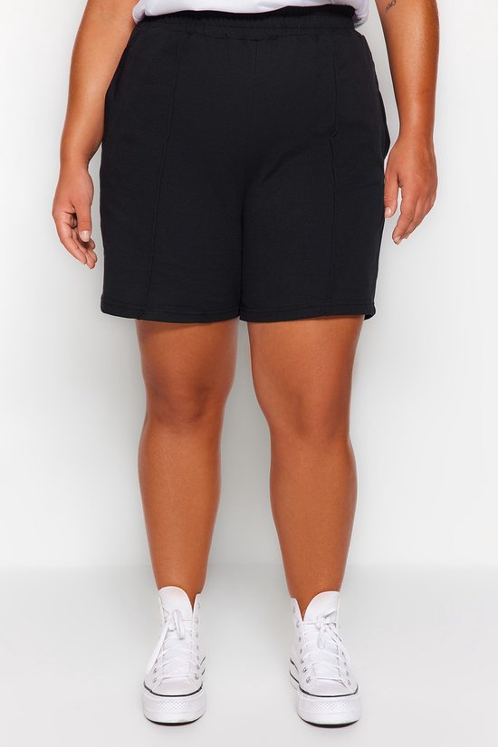 Wat Uitrusting Wetenschap Trendyol Vrouwen Hoge taille Rechtdoor Grote maten shorts & bermuda |  bol.com