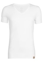 RJ Bodywear The Good Life - 2-pack T-shirt diepe V-hals - wit -  Maat M