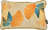 Velvet Ginkgo #3 Kussenhoes | Fluweel/Polyester | 30 x 50 cm