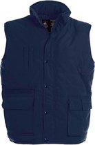 Bodywarmer 'Outdoor Explorer+' merk B&C maat L Navy Blauw