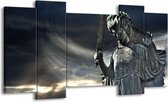 Art de peinture sur toile | Gris, blanc | 120x65 5 Liège