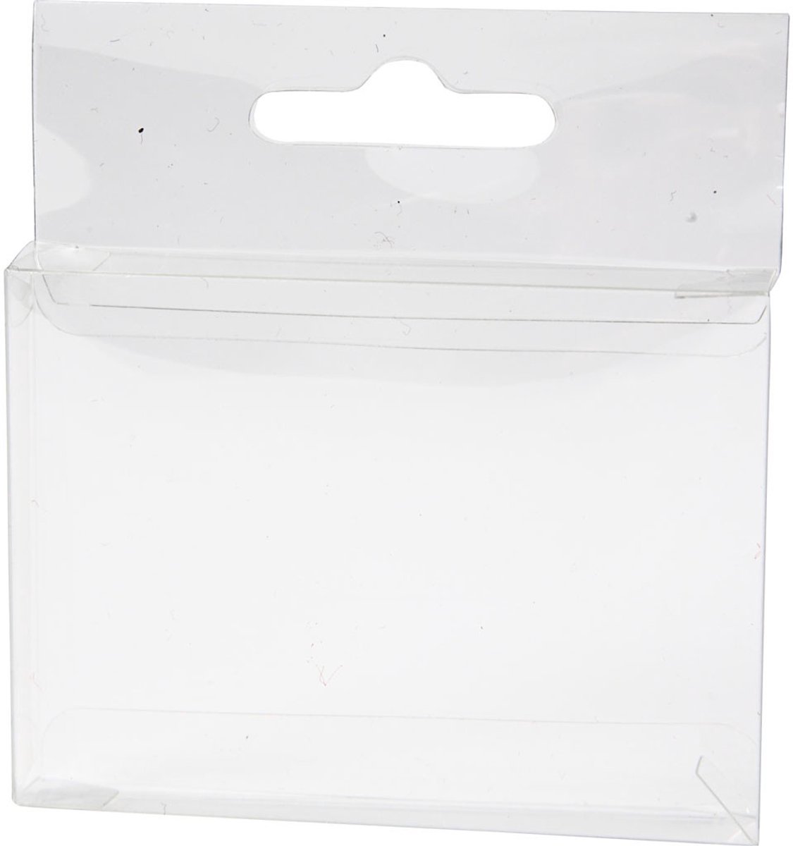 PET verpakkingsdozen, afm 74x54x10 mm, 100 stuk/ 1 doos