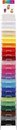 Gekleurd karton, A4, 210x297 mm, 180 gr, diverse kleuren, 24x100 vel/ 1 doos | Knutselpapier | Knutselkarton