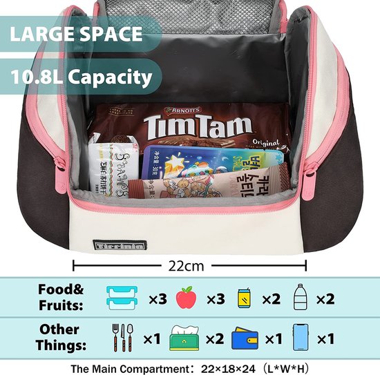 10L Sac Isotherme Repas Homme Femme, Petite Glaciere Souple Isotherme  Pliable Lunch Bag Sac Repas, Déjeuner, Bureau, école, Pique Nique, Plage,  Voyage, Gris