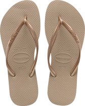 Chaussons Femme Havaianas Slim - Or Rose - Taille 35/36