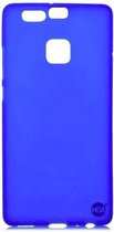 Huawei P9 siliconenhoesje Blauw Siliconen Gel TPU / Back Cover / Hoesje