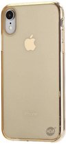 iPhone XR siliconenhoesje goud / Siliconen Gel TPU / Back Cover / Hoesje iPhone XR goud doorzichtig