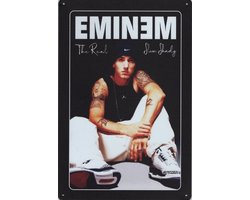foto van Wandbord Muziek Rap - Eminem The Real Slim Shady