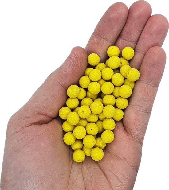 Mini Boilies (pre-drilled) 'Vanilla 'n Peanut' 9mm - 50g - Method Feeder Aas/voer - Miniboilies Haakaas van Merkloos — afbeelding 3