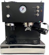 Machine expresso Quickmill 3035 modèle exclusif noir mat avec piston et moulin à café intégré