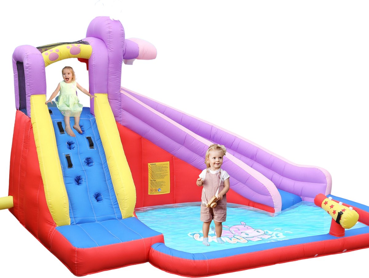 Play Pool - Piscine Pour Enfants Avec Toboggan 4 En 1 - Centre De