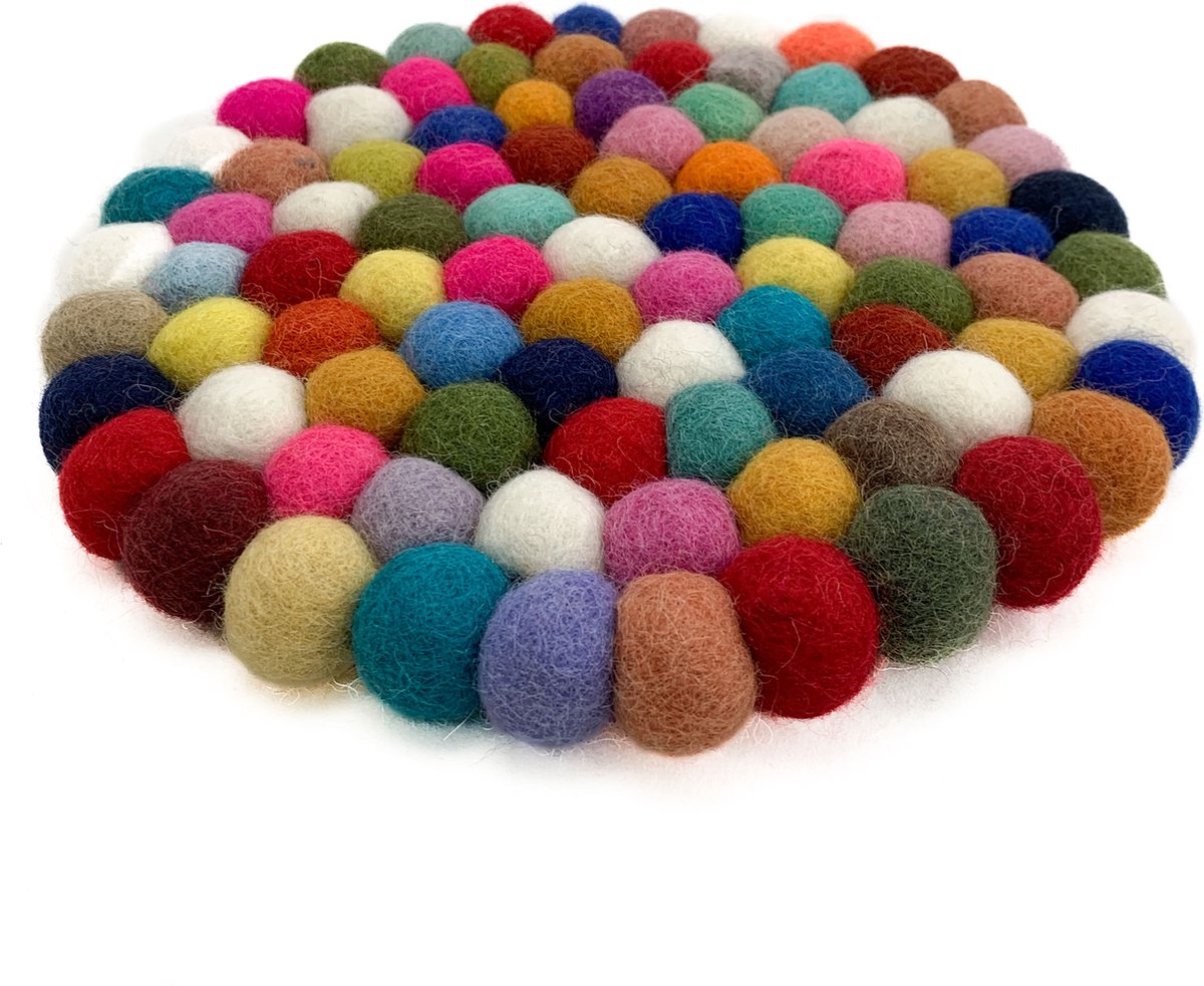 thumbnail: Terraced® Bloempot Onderzetter Met Viltdoppen - Zwart, Rond Ø 27 Cm - Gemaakt Van Gerecycled Plastic - Made In Germany