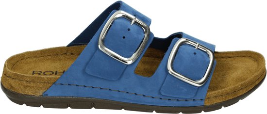 Rohde 5879 - Dames slippers - Kleur: Blauw - Maat: 38