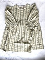Omer en Odille - katoenen jurk met bloemen - maat 104 (4 jaar)