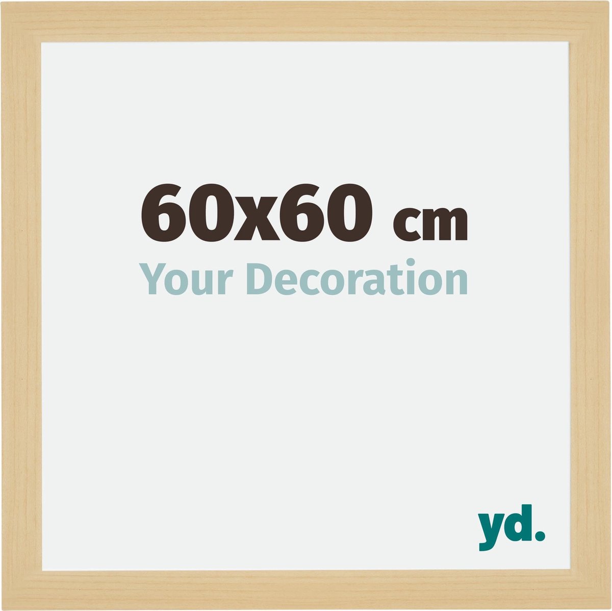 Your Decoration - Fotolijst 60x60 cm - MDF - Ahorn Decor - Mura