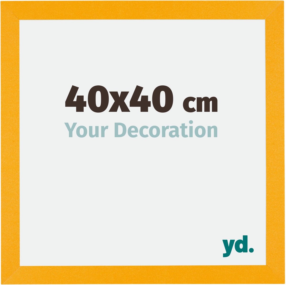 yd. Your Decoration - Fotokader 40x40 cm - MDF - Geel - Mura