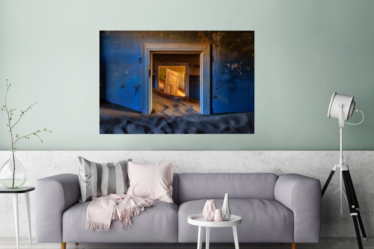 Zand - Blauw - Deur - Architectuur
