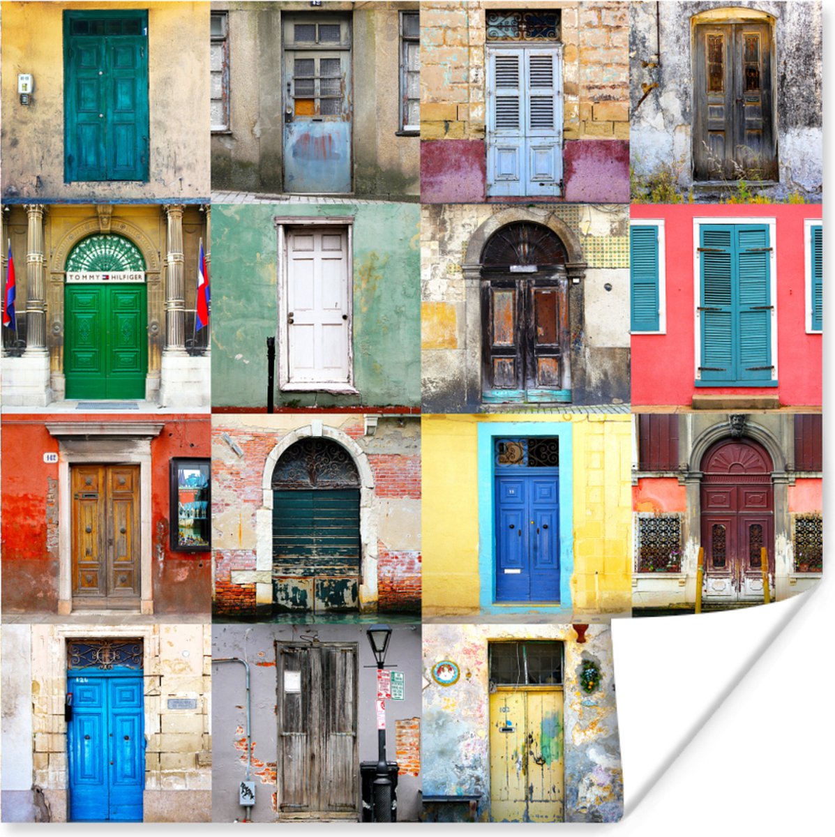 Deuren - Regenboog - Architectuur - Collage