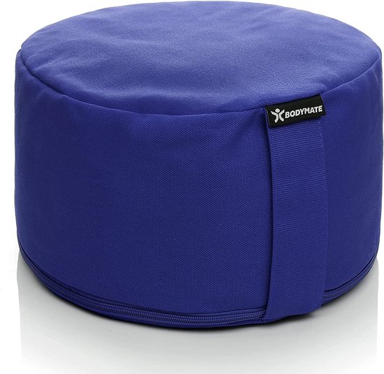 BODYMATE Yogakussen rond 31 cm diameter 13 cm hoog met
