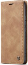 Casemania Hoesje Geschikt voor Google Pixel 8 Pro Sienna Brown - Portemonnee Book Case