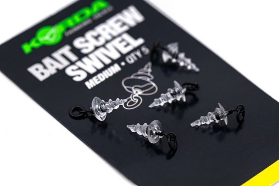Korda Bait Screw Swivel Medium - Wartels van Korda — afbeelding 2