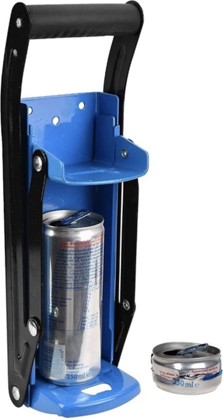 Can Press - Bottle Press - Can Press - Can Crusher - Can Press - Blauw