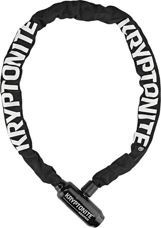 Kryptonite Keeper 585-ketting met Geïntegreerd Slot - Kettingslot Fiets - Fietsslot met Ketting Elektrische Fiets - 85 cm - Staal - Zwart van Kryptonite — afbeelding 2