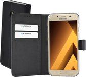Mobiparts Premium Wallet TPU geschikt voorSamsung Galaxy A3 (2017) - Zwart
