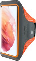Hardloop Sportarmband geschikt voor Samsung Galaxy S21 - Oranje - Mobiparts