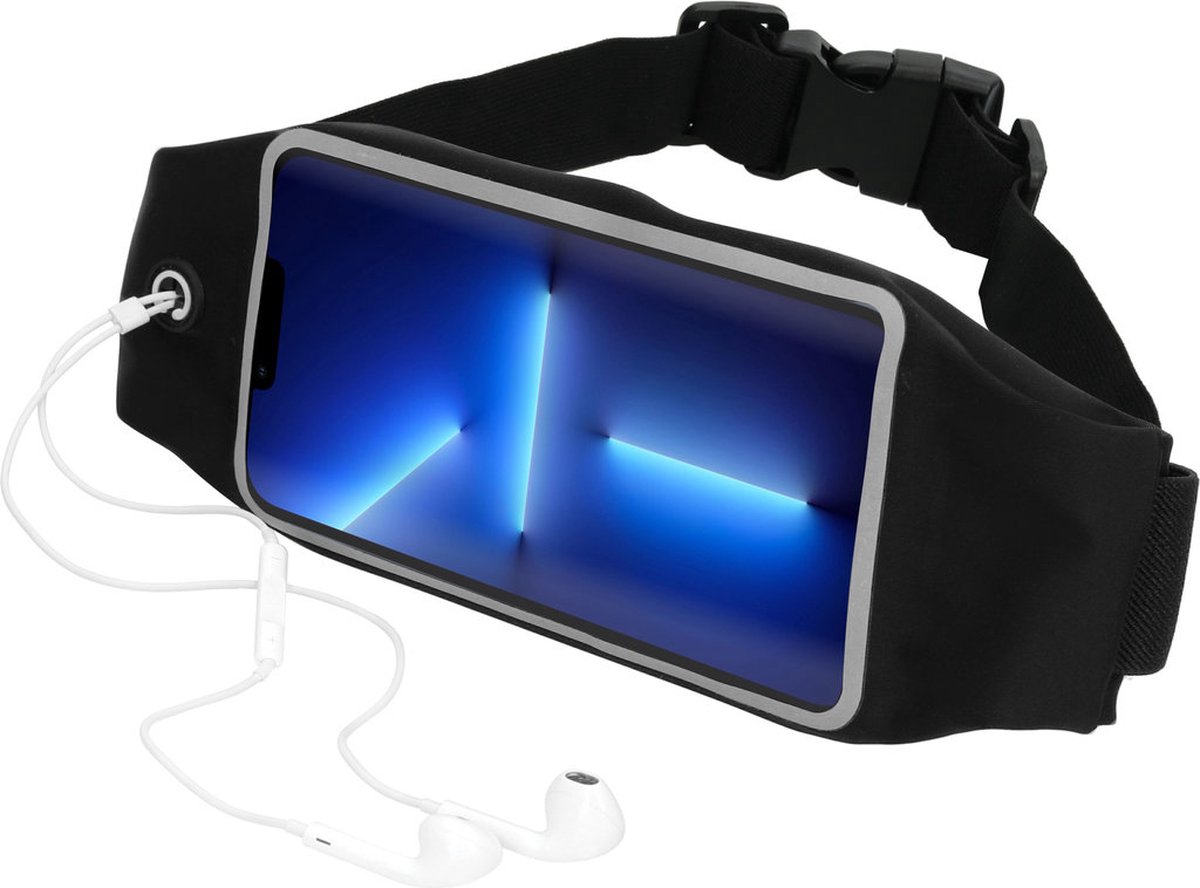 Mobiparts Comfort Fit Sport Belt geschikt voor Apple iPhone 13 Pro Max - Zwart
