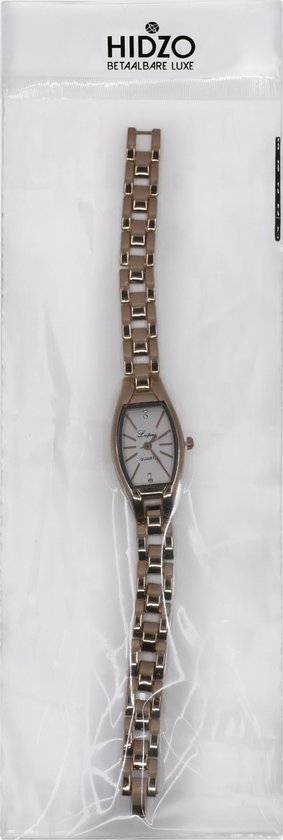 Montre Hidzo LVPAI Quartz Ø 28/20 - Rose / Wit - Acier
