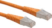 Cordon Cat.6 (Classe E) S/FTP (PiMF), orange, 1,5 m