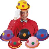 Bolhoed Clown Binky 4 kleur assorti..