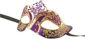 Venetiaans masker glitter paars