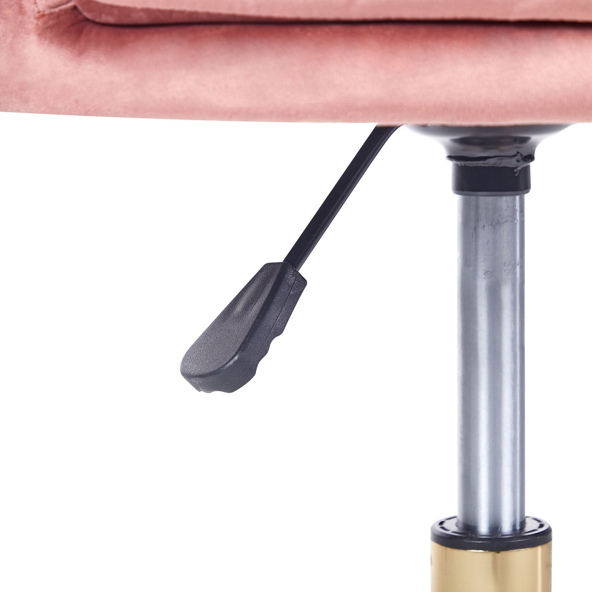 BELIANI MONTICELLO - Bureaustoel - Roze - Fluweel - afbeelding 3