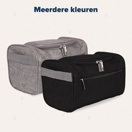 TravelMore de toilette à suspendre avec crochet - Zwart