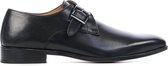 Giuseppe Maurizio Mannen Leren Gespschoenen / Herenschoenen / Instapper W-201418b - Zwart - Maat  46