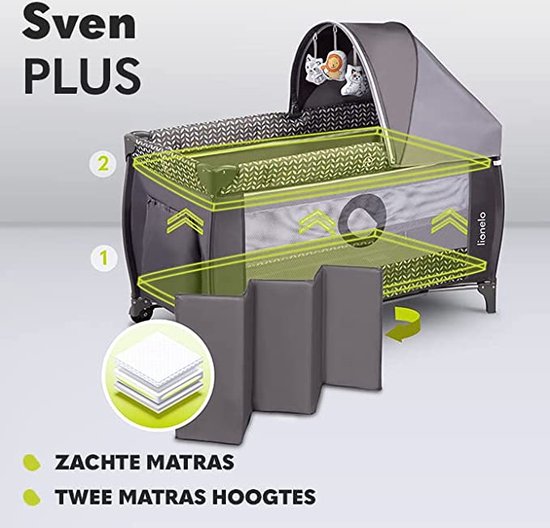travel bed / inklapbaar campingbedje / Dream’n Play, campingbedje -babybedje - Functioneel en Veilig van travel — afbeelding 2