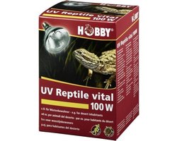 Hobby UV-Reptile Vital Desert 100W terrariumlamp | licht, warmte en UV-A/B voor woestijnreptielen