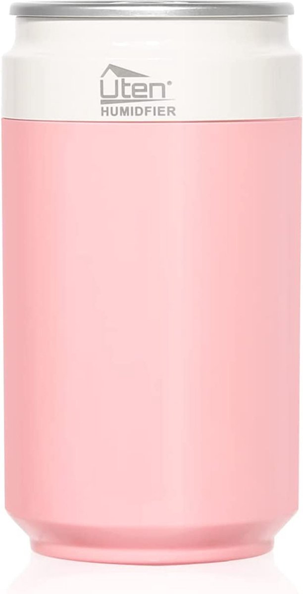 Uten LA-0609 Draagbare Luchtbevochtiger 260ML - 2 Mist-modi - Aroma Diffuser - voor Home Office Auto - Roze